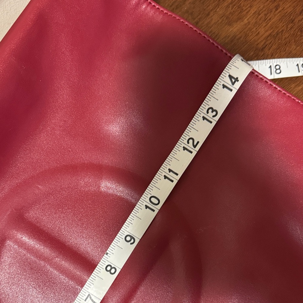 Telfar Deep Burgundy Vegan 2005 Tote Shopper - Picture 15 of 17